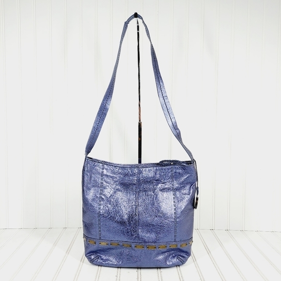 The Sak Handbags - Metallic Blue Women’s Shoulder Bag